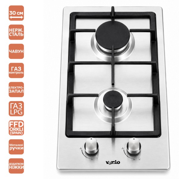 Фото - Варочная панель газовая Ventolux HG 320 CS (X) 7